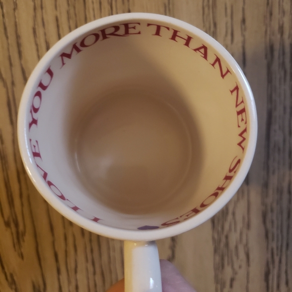 Emma Bridgewater 1/2 Pint Mug I LOVE YOU MORE THAN SHOES LOVE KISSES BEST FRIEND - Picture 11 of 12